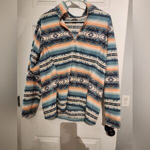 Eddie Bauer Aztec Fleece Pullover (XL)